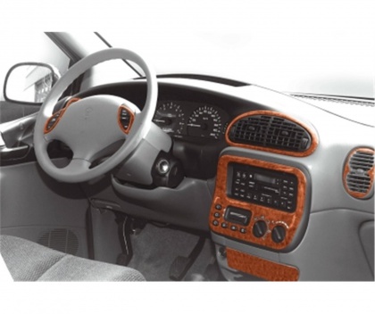 VOYAGER Chrysler Voyager 01.96-02.01 3D Decor de carlinga su interior del coche 12-Partes €75.00