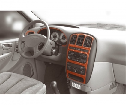 VOYAGER Chrysler Voyager 03.01-09.07 3D Decor de carlinga su interior del coche 7-Partes €75.00