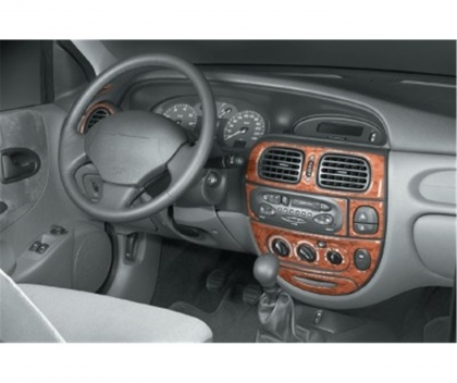 MEGANE Renault Megane 03.99 - 02.03 Habillage Décoration de Tableau de Bord 17-Pièce €65.00